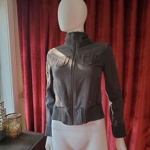 Vintage Puma Moto Zip up Sweatshirt Sz XS